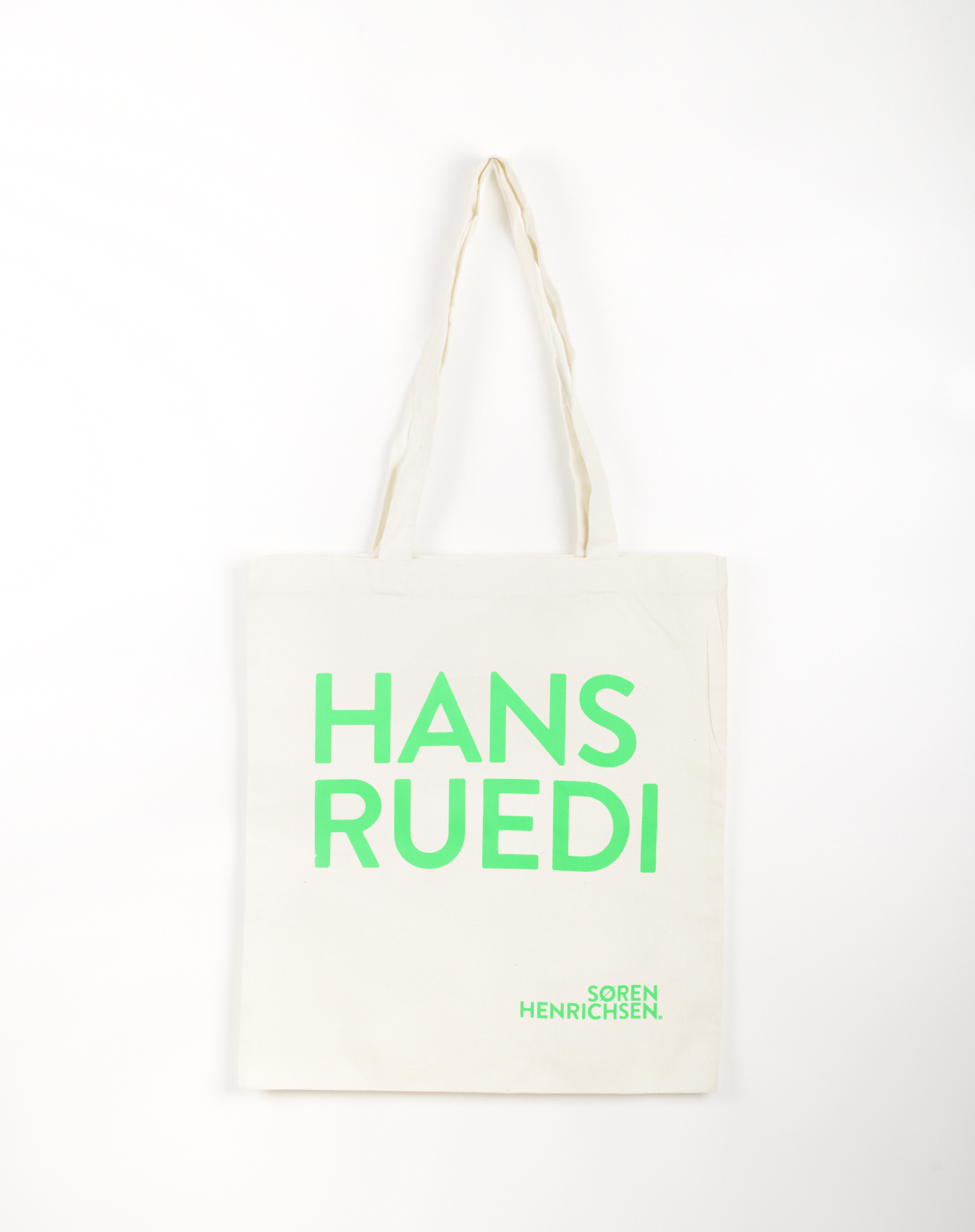 TOTE BAG - Hansruedi Neon Green